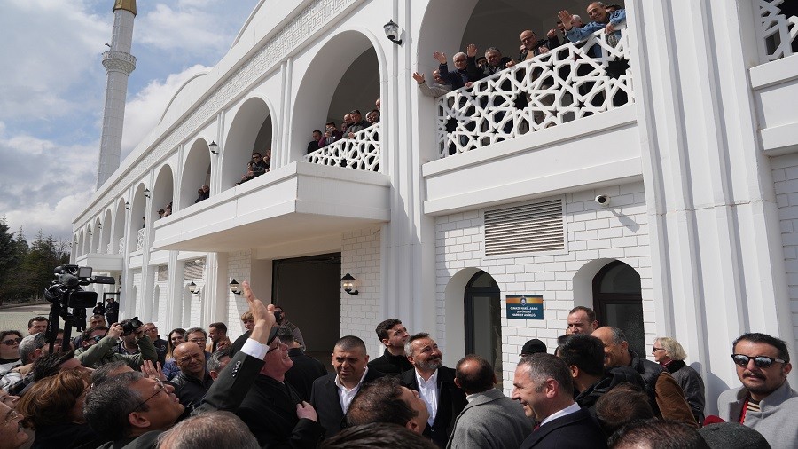 100. YIL CAMİSİ VE TESİSLERİ  DUALARLA AÇILDI