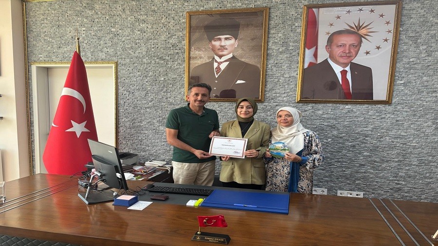 Kaymakam Semanur Kalkan’dan Eskişehir’den Habere Teşekkür Belgesi