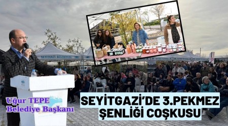 Seyitgazi Belediye Bakan Uur Tepeden Pekmez enlii Teekkr