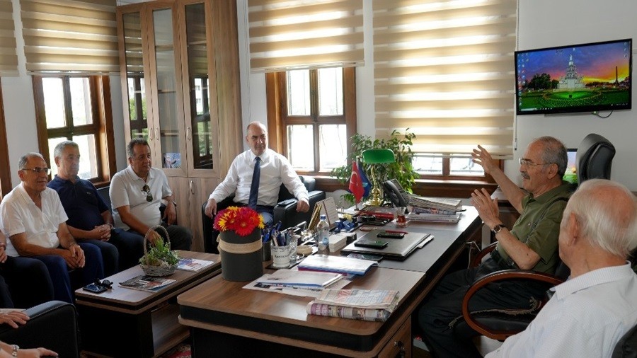 ESO Y�NET�M� YILMAZ HOCA'YI Z�YARET ETT�