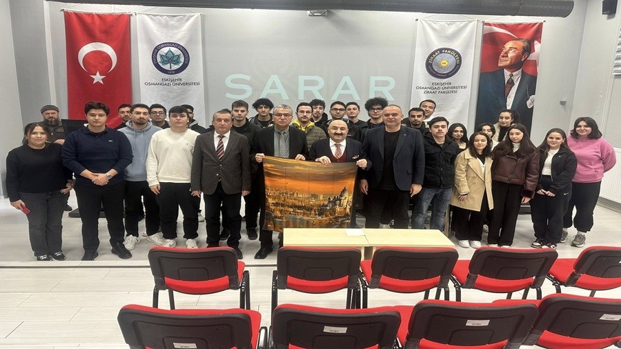 Eskiehirin Kltr Elisi Alaattin oban, Ziraat Fakltesi rencileriyle Tecrbelerini Paylat