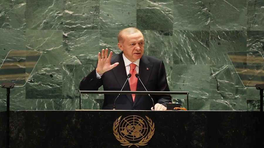 CUMHURBAŞKANI ERDOĞAN BM GENEL KURULUNDA KONUŞTU