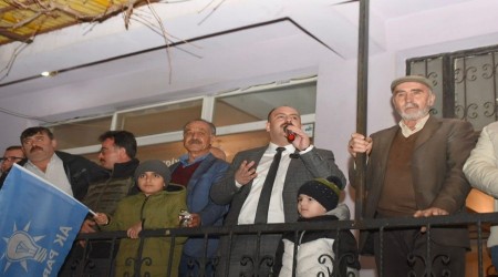 nnde Serhat Hamamcnn mahalle ziyaretleri cokulu miting havasnda geiyor