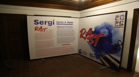 �RAST� SERG�S� SANATSEVERLERLE BULU�TU