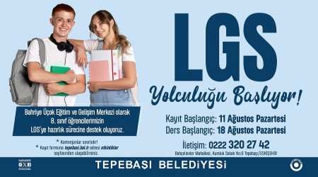 TEPEBAI BELEDYES LGSYE HAZIRLANAN RENCLERN  YANINDA