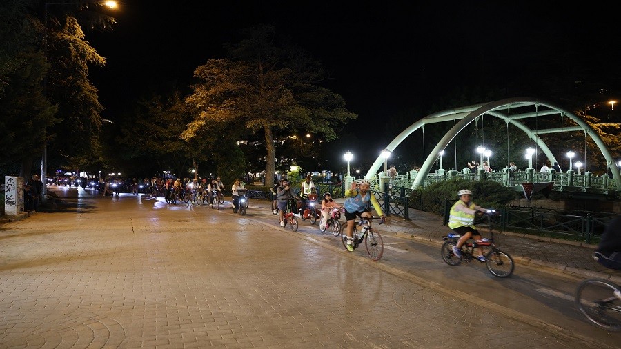 ESKEHR'DE KURTULUU PEDALLARLA KUTLADILAR