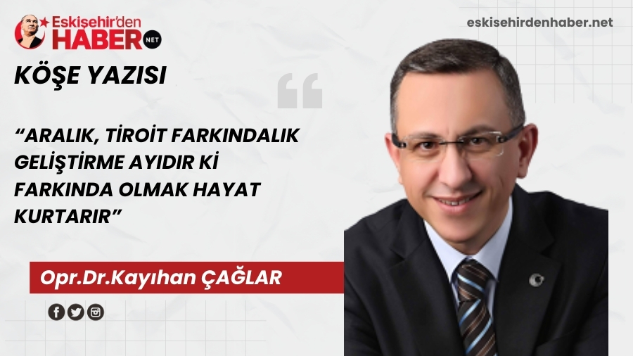 ARALIK, TROT FARKINDALIK GELTRME AYIDIR K FARKINDA OLMAK HAYAT KURTARIR