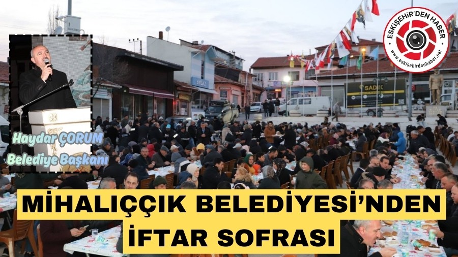 BAŞKAN HAYDAR ÇORUM'DAN İFTAR TEŞEKKÜRÜ