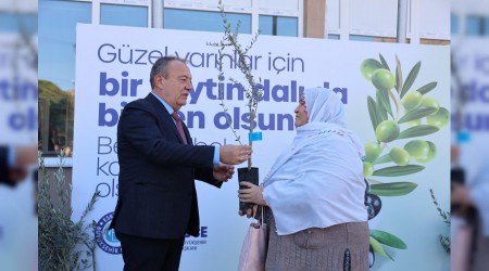 MİHALGAZİ VE SARICAKAYA’DA 17 BİN ZEYTİN FİDANI DAĞITILDI
