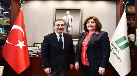 FTELER BELEDYE BAKANI KONAKCIDAN BAKAN ATAǒA  ZYARET