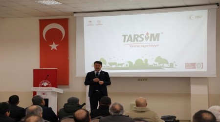 ESKİŞEHİR ÇİFTÇİSİNE TARSİM ANLATILDI