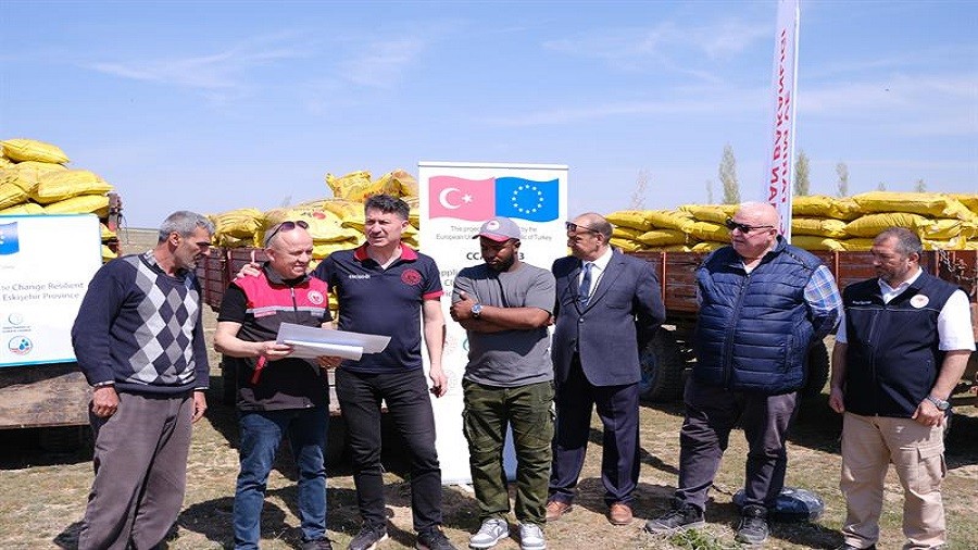 ESKEHR'DE 1 MLYON 500 BNmMERA ARAZSNDE GBRELEME YAPILDI.