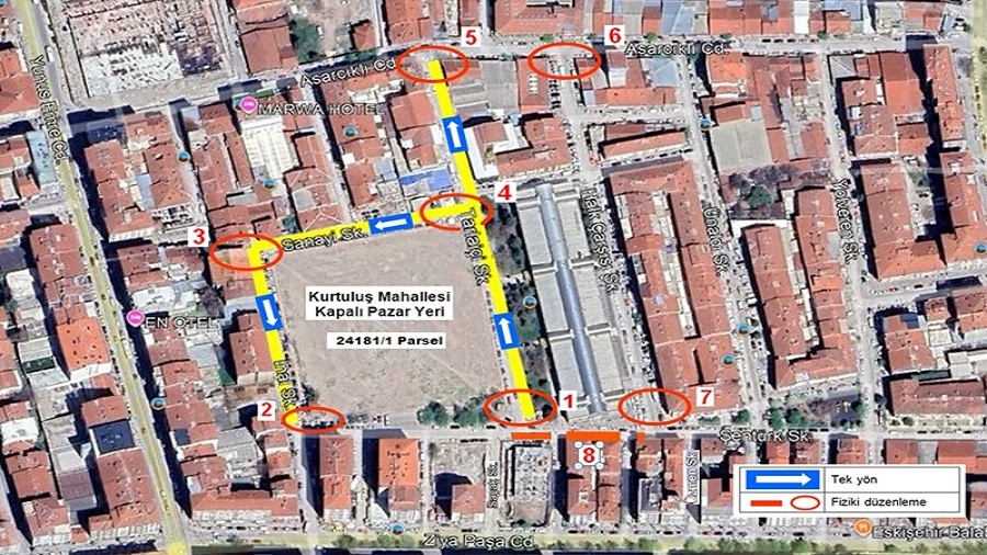 KURTULU KAPALI PAZAR YER NAATI N TRAFK DZENLEMES