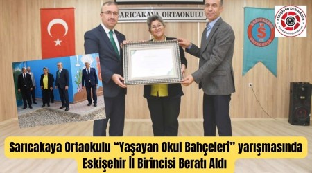 Sarcakaya Ortaokuluna Tebrik Ziyareti