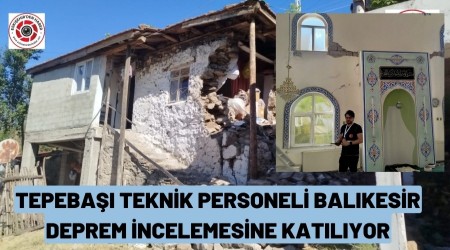 BALIKESR DEPREMNDE NCELEME YAPIYORLAR