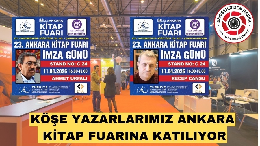 Eski�ehirdenHaber�in �ki Usta Kalemi Ankara Kitap Fuar��nda Okurlar�yla Bulu�acak