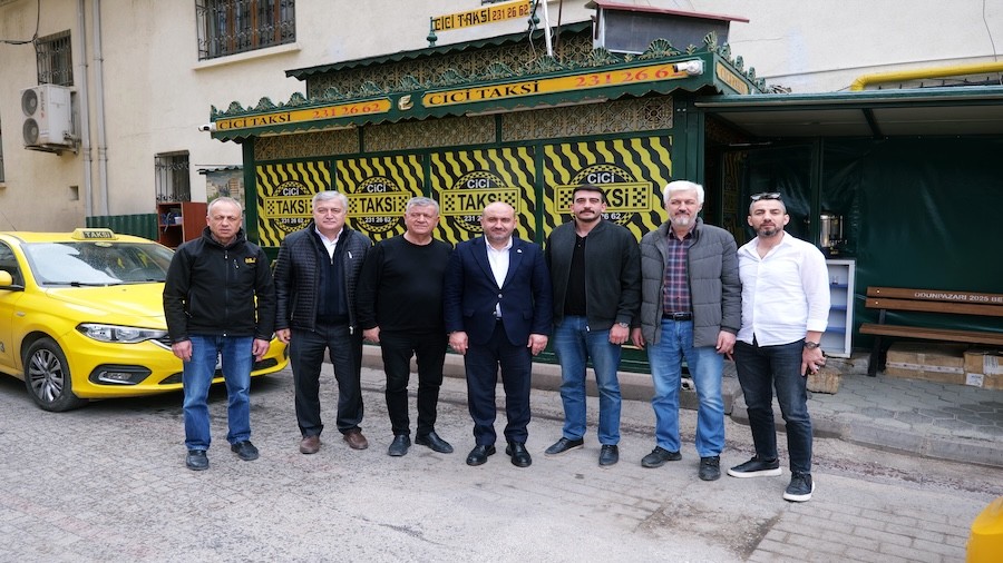 Ba�kan Albayrak�tan taksici esnaf�na ziyaret�