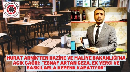 MURAT ARN�K: �KEPENK �ND�REN SADECE D�KK�N DE��L, B�R HAYAT�