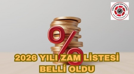 2026 YILI ZAM L�STES� BELL� OLDU