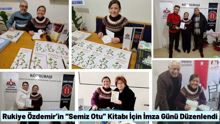 Rukiye �zdemir�in �Semiz Otu� Kitab� ��in �mza G�n� D�zenlendi