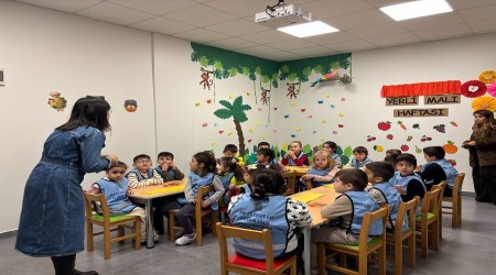 YERLİ MALI HAFTASI’NDA ÇOCUKLARA LEZZETLİ DERS