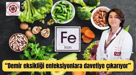 Demir eksiklii enfeksiyonlara davetiye karyor