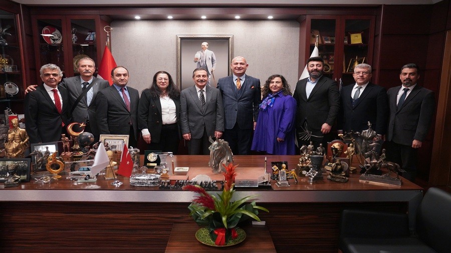 HABEV'DEN B�KAN ATA�'A Z�YARET