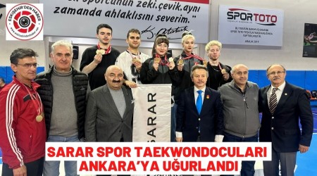 Sarar Spor Taekwondocular� T�rkiye �ampiyonas� ��in Ankara Yolunda