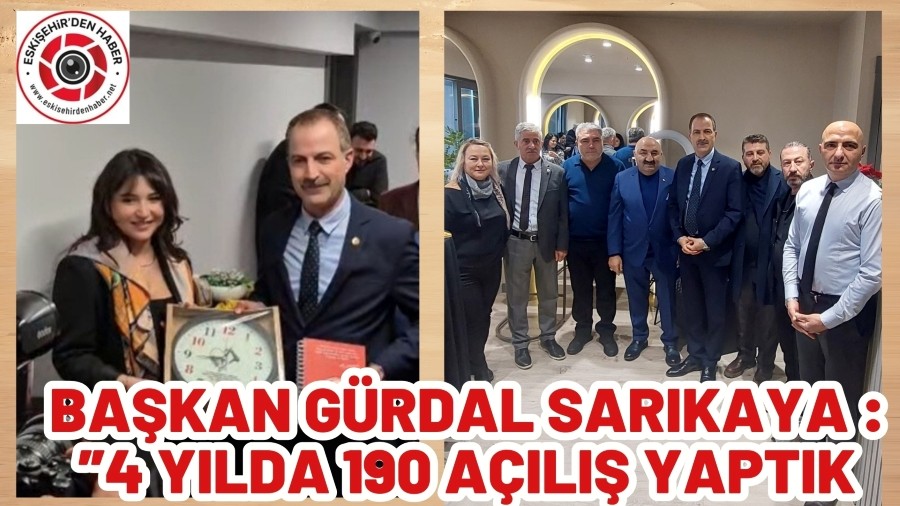 BAŞKAN GÜRDAL SARIKAYA: “ESKİŞEHİR’İ TÜRKİYE’NİN SANAT MERKEZİ YAPTIK”