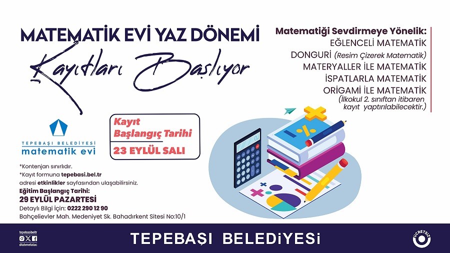 MATEMATK EV GZ DNEM KAYITLARI BALIYOR