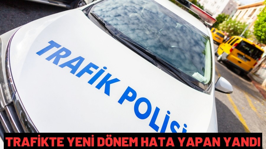 TRAF�KTE HATA YAPAN YANDI